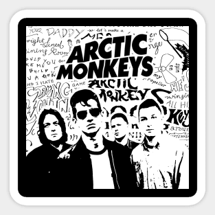 Arctic Monkeys GrungeTexture Sticker